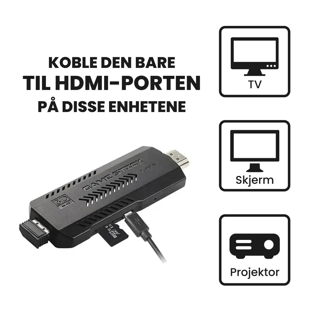 RetroViken™ HDMI-konsoll